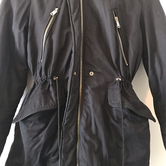 Zara Trafaluc Outerwear Coat Faux Fur size XS - Picture 3 of 9